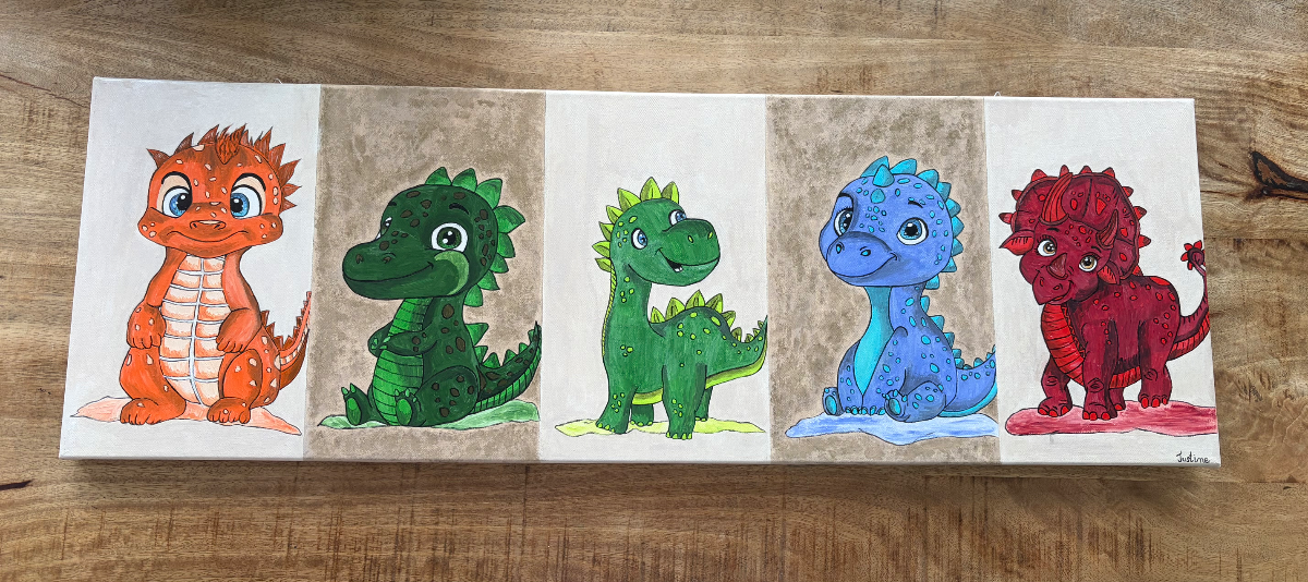 5 adorables dinosaures 🦕🦖