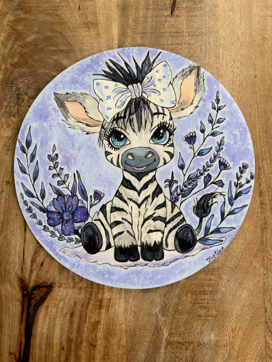 Petit zèbre violet 🦓💜